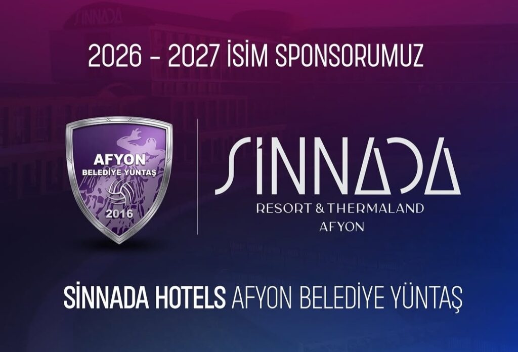 Afyon Belediye Yüntaş’a Sultanlar Ligi Yolunda Sinnada Hotels’ten Büyük Destek