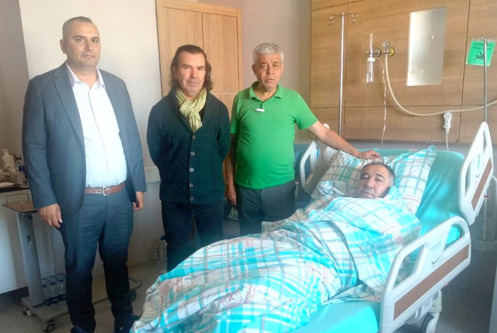 ANADOLU BASIN BİRLİĞİ’NDEN MISIRLIOĞLU’NA GEÇMİŞ OLSUN ZİYARETİ